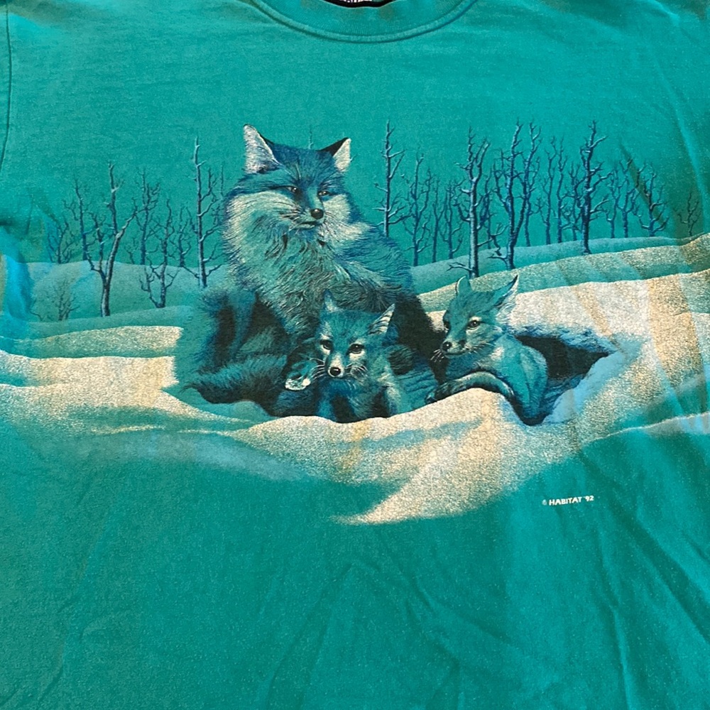 Vintage cal cru habitat fox family large